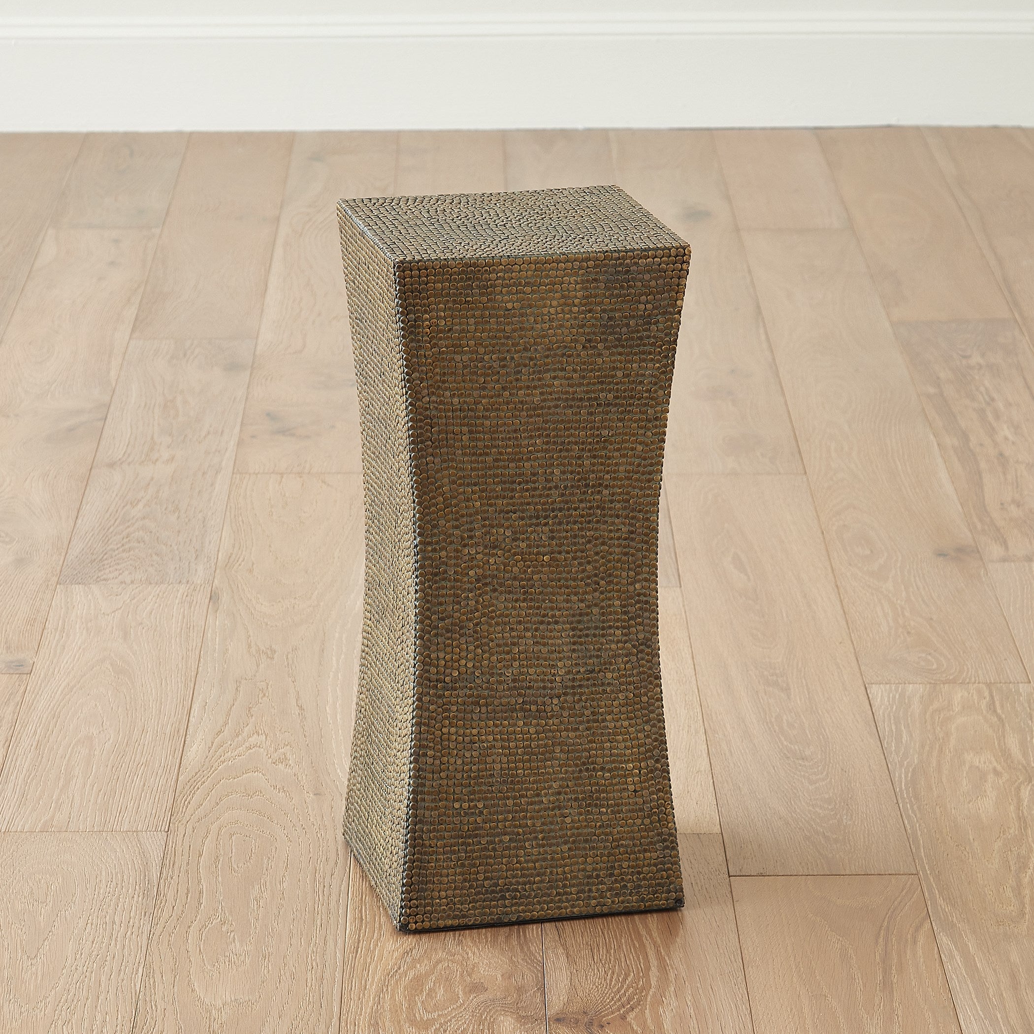 Global Views Aged Brass Lames Table