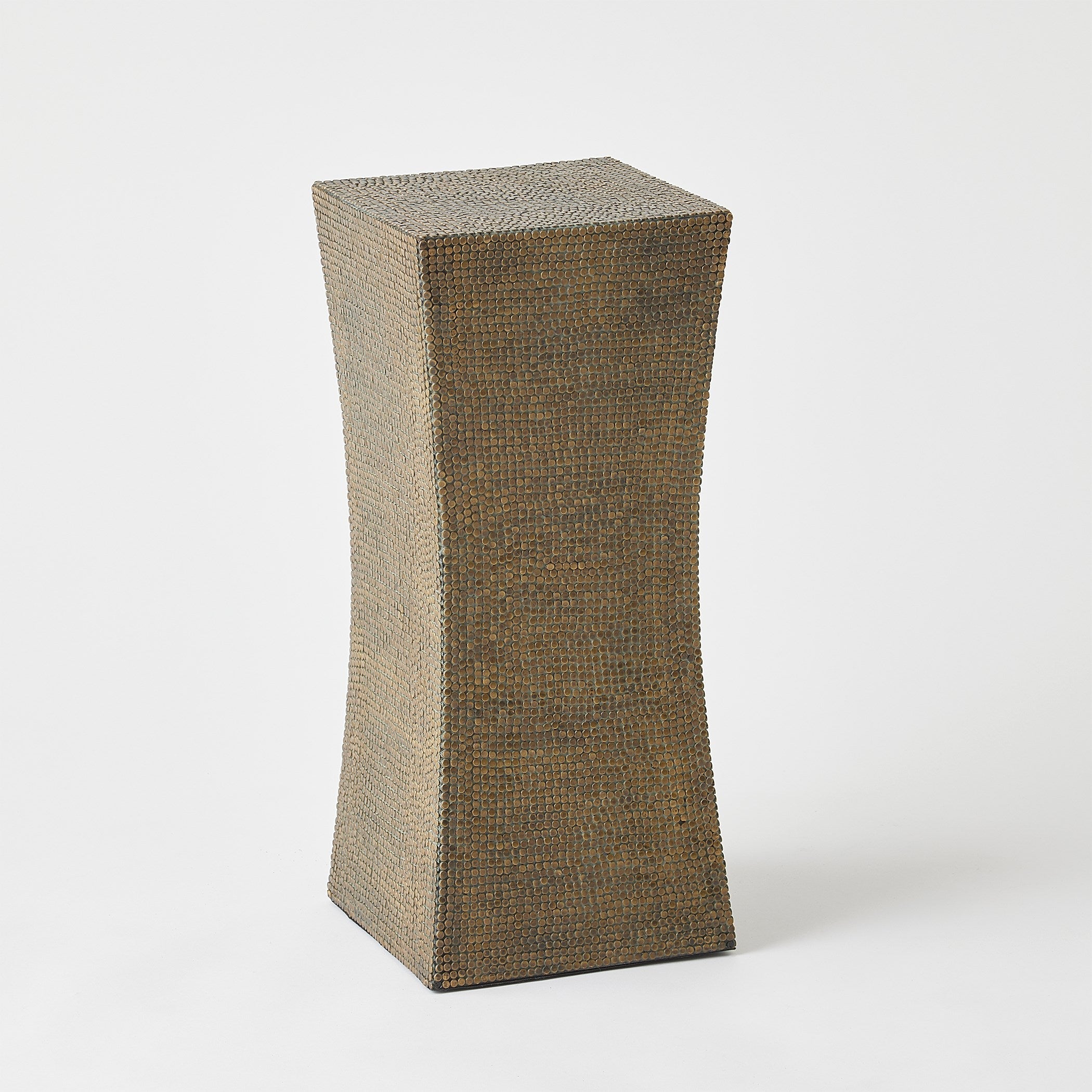 Global Views Aged Brass Lames Table
