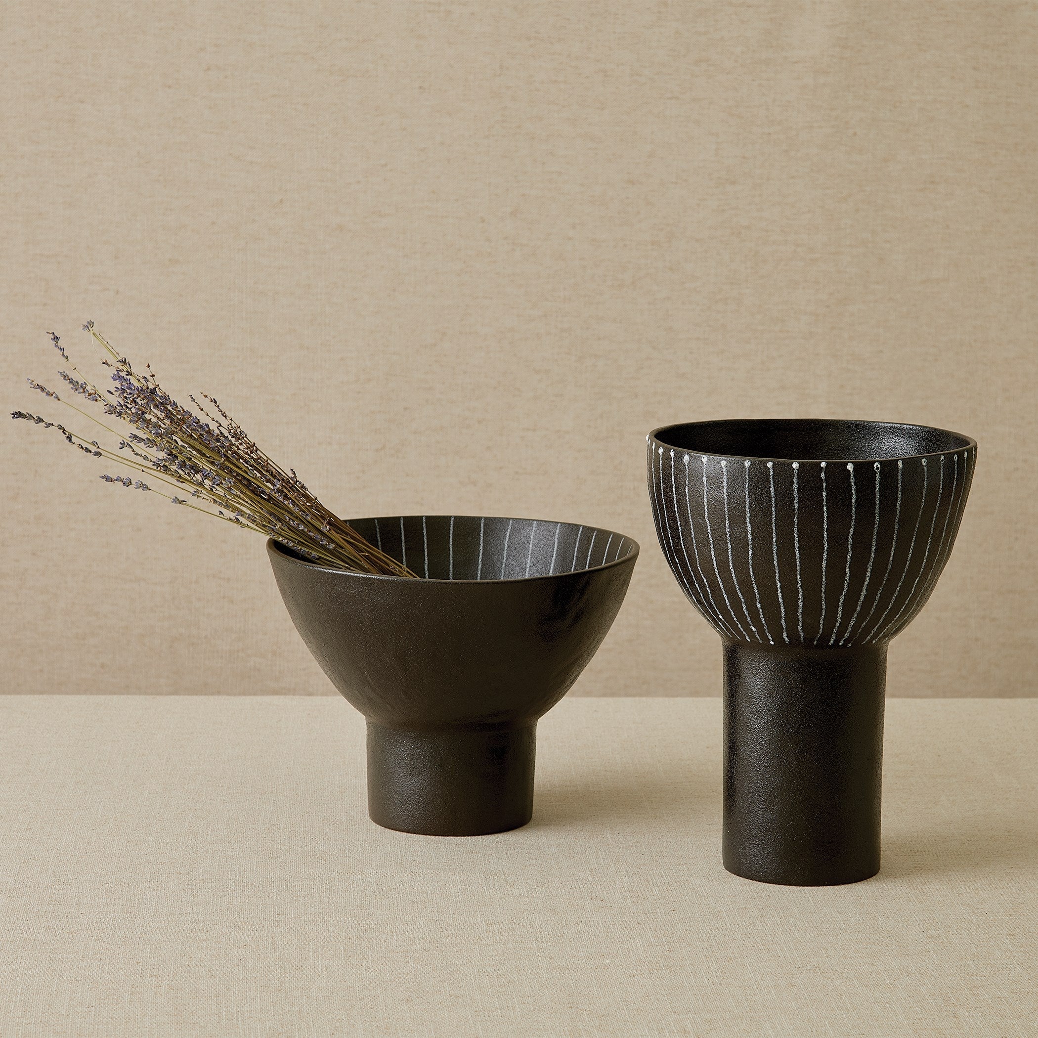 Global Views Cinder Footed Bowl