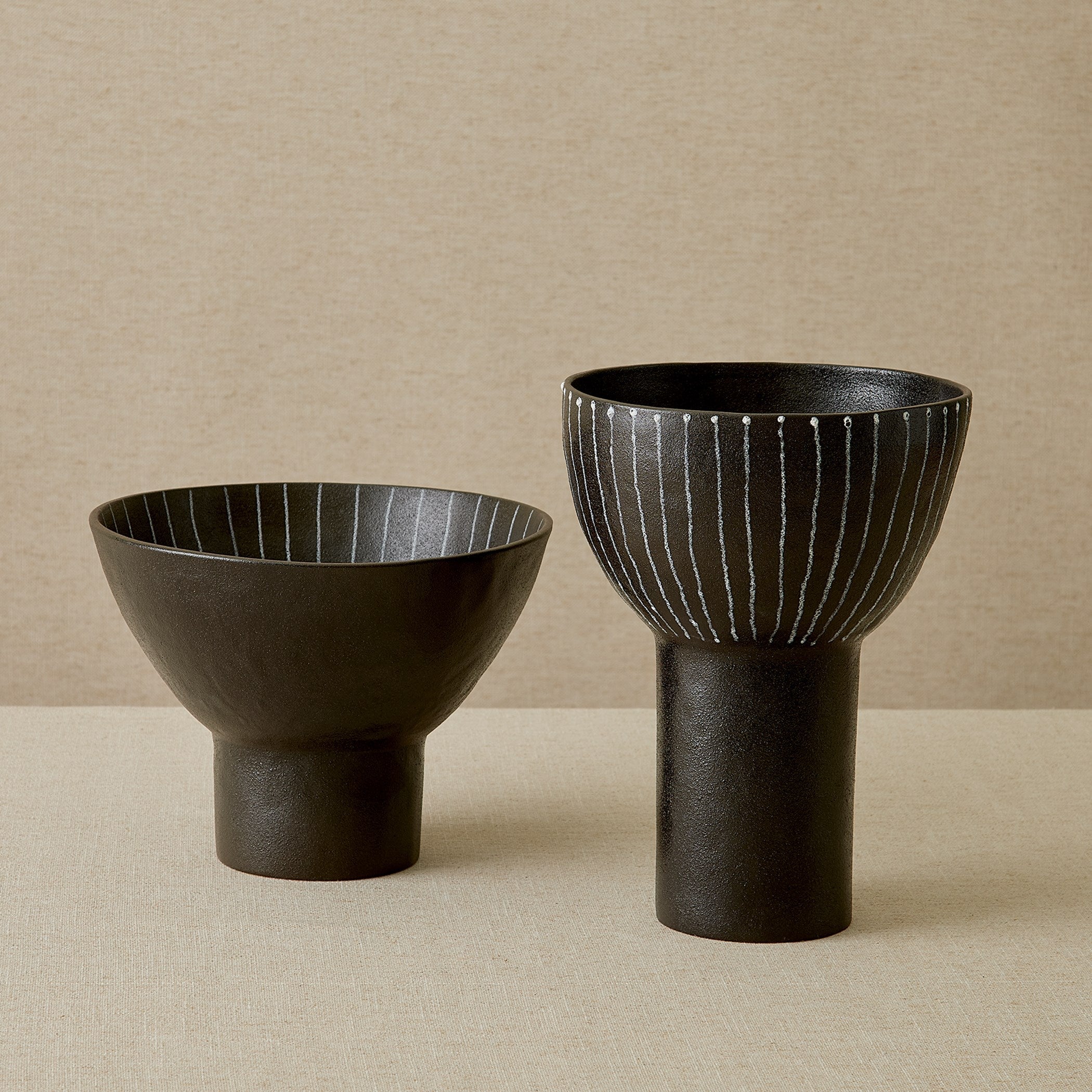 Global Views Cinder Footed Bowl