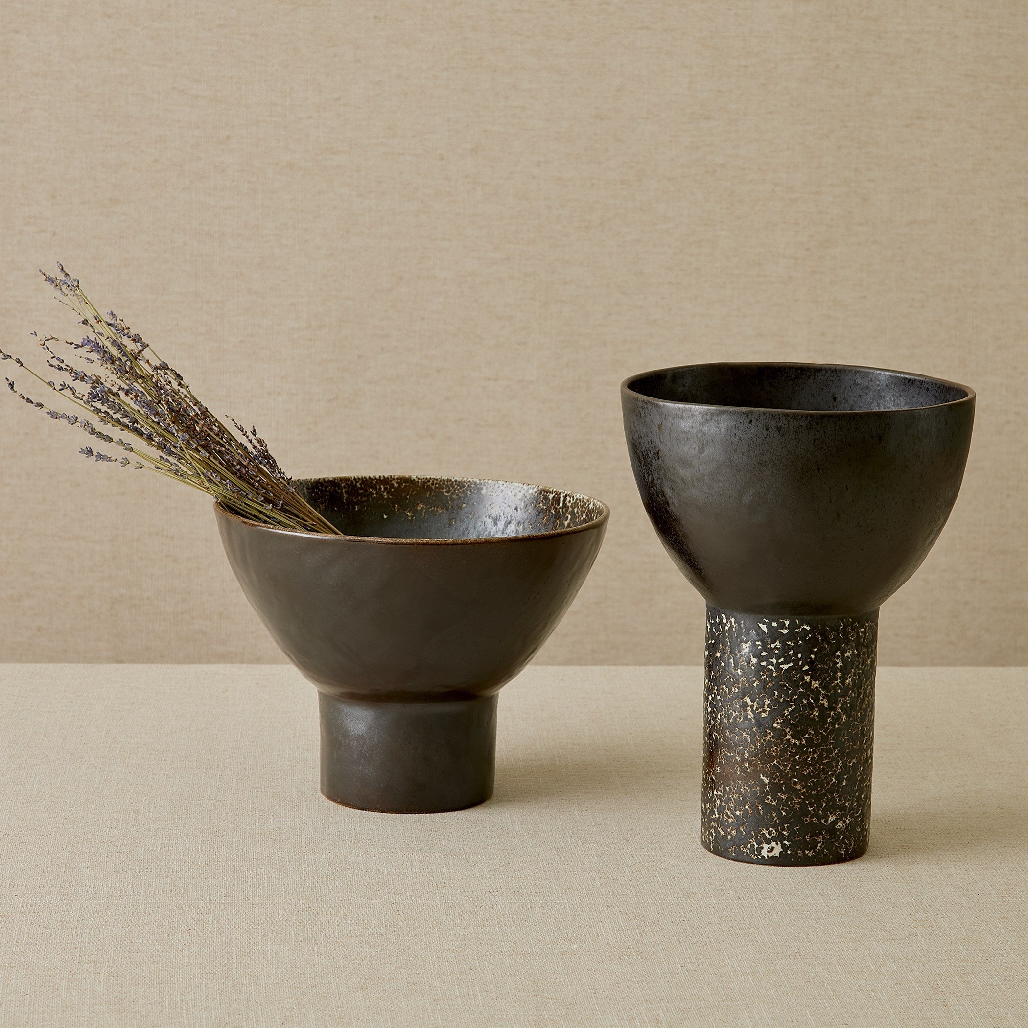 Global Views Cinder Footed Bowl