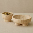 Global Views Travertine Priory Low Bowl