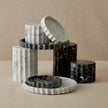 Global Views Ionic Jars and Trays Golden Portoro