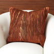 Global Views Ribbon Pillow Rust