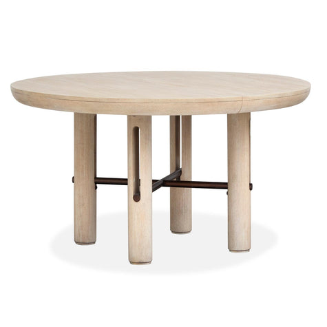 Salt Life Home Sunset Cove Sanibel Brown Extendable Round Dining Table