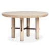 Salt Life Home Sunset Cove Sanibel Brown Extendable Round Dining Table