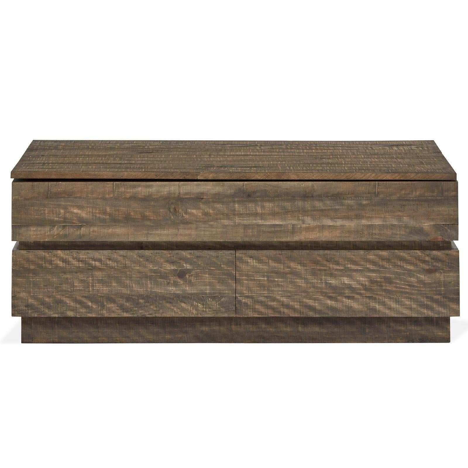 Magnussen Home Baisden Tobacco Lift Top Rectangular Cocktail Table With Casters