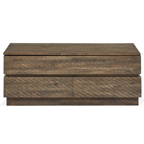 Magnussen Home Baisden Tobacco Lift Top Rectangular Cocktail Table With Casters
