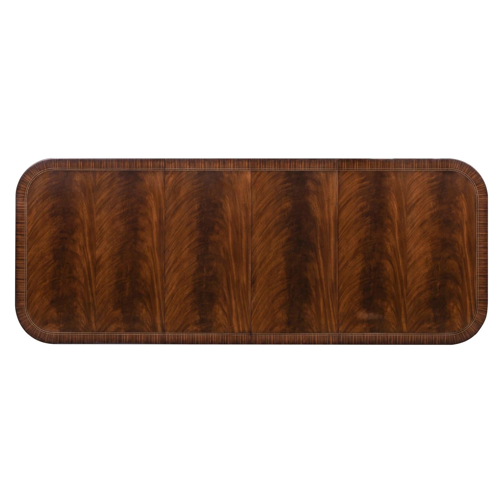 Maitland Smith Bleached Reeded Dining Table