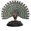 Maitland Smith Puffed Peacock Sculpture