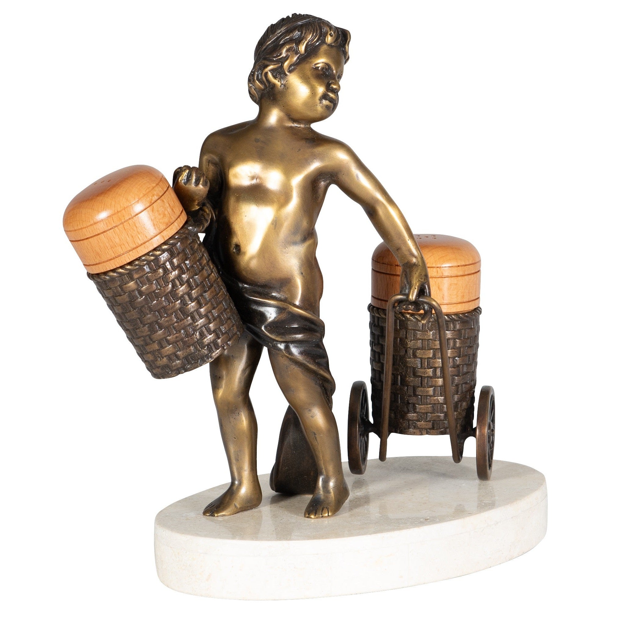 Maitland Smith Salt And Pepper Sculpture