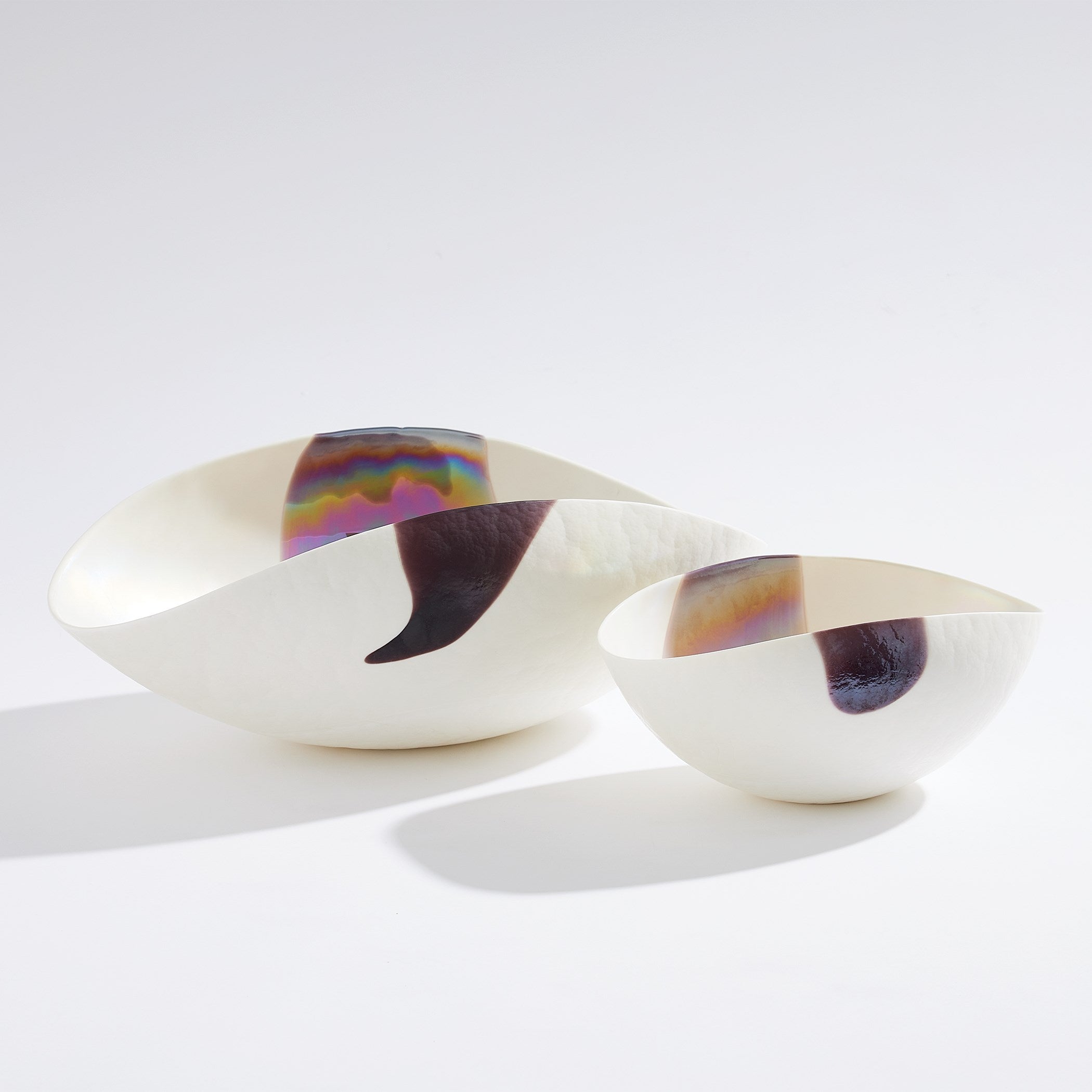 Global Views Ivory Plum Mirabelle Bowl