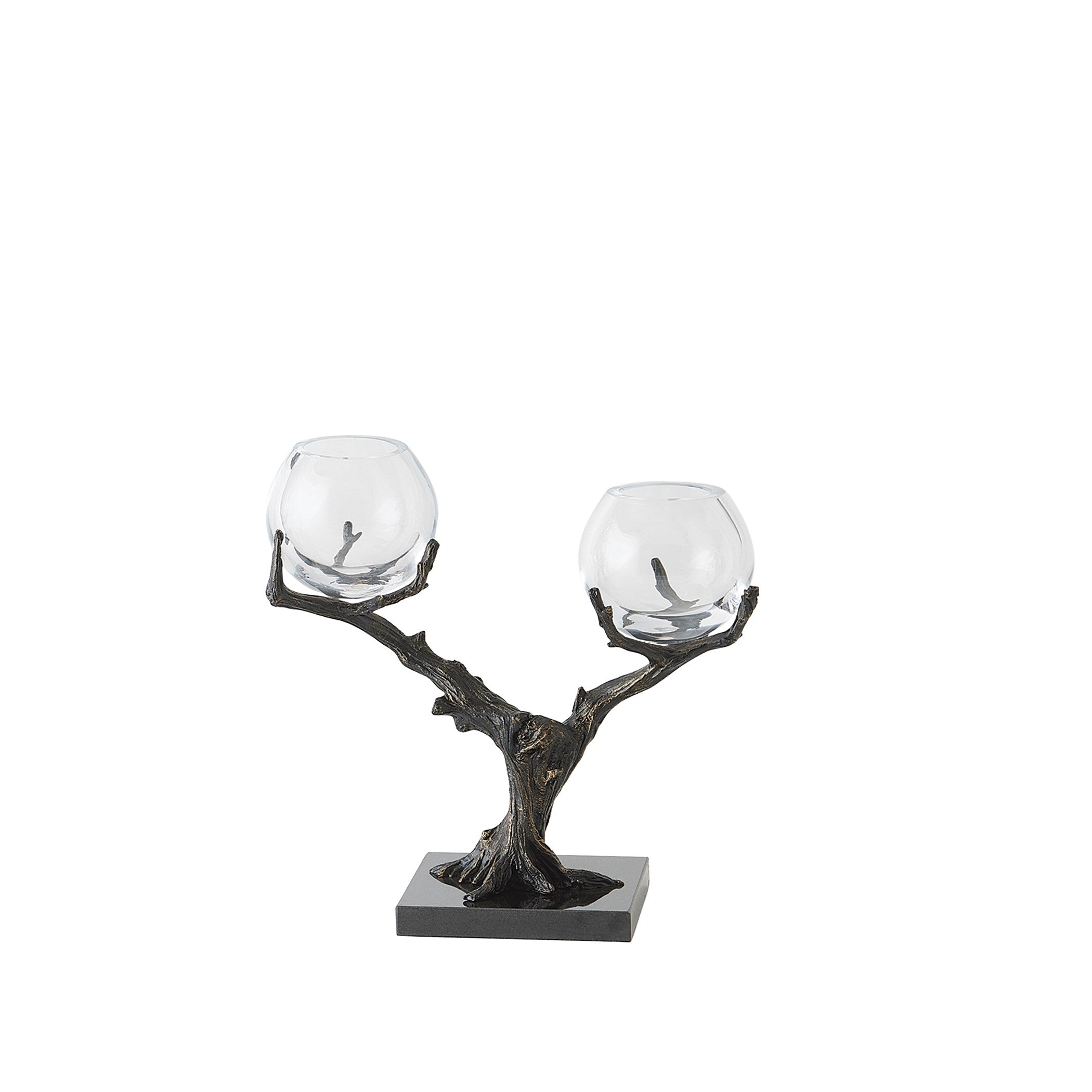 Global Views Natural Iron Monterey Vase Holder