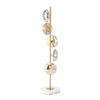 Global Views Stellar Floor Lamp-Smoke/Brass