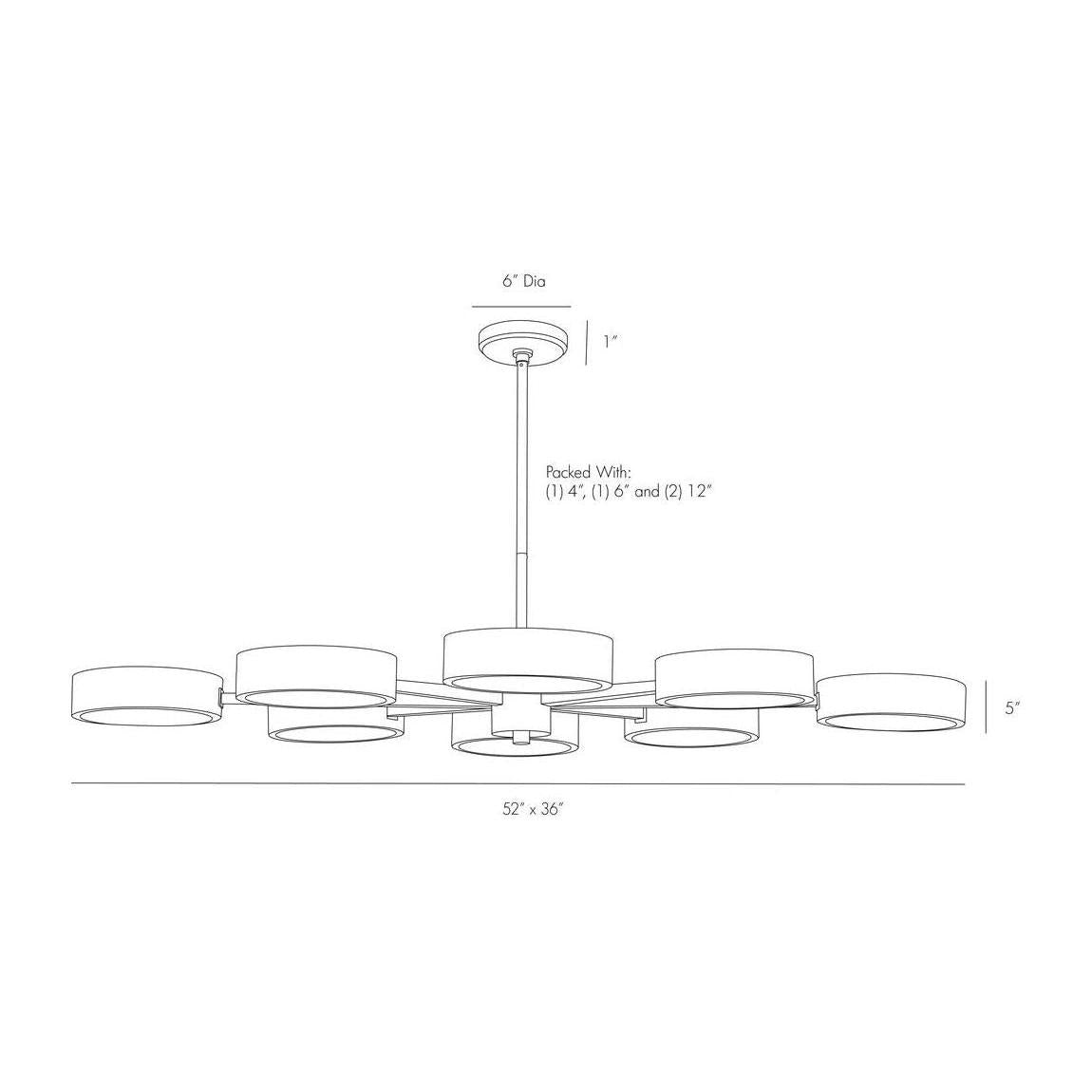 Arteriors Linus Starburst Chandelier