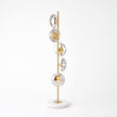 Global Views Stellar Floor Lamp-Smoke/Brass