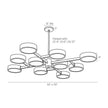 Arteriors Linus Large Starburst Chandelier