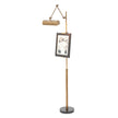Global Views Display Floor Lamp-Brass