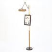 Global Views Display Floor Lamp-Brass