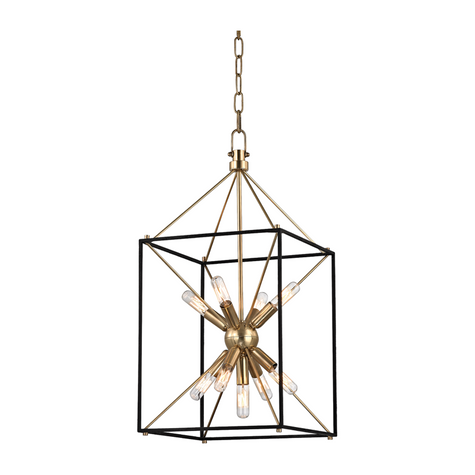 Hudson Valley Lighting Glendale 9 Light 12.25 inch Lantern Ceiling Light