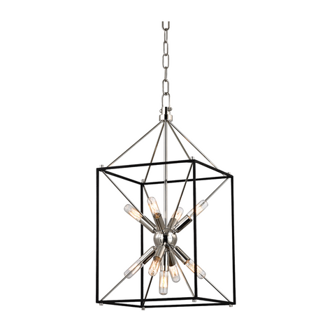 Hudson Valley Lighting Glendale 9 Light 12.25 inch Lantern Ceiling Light
