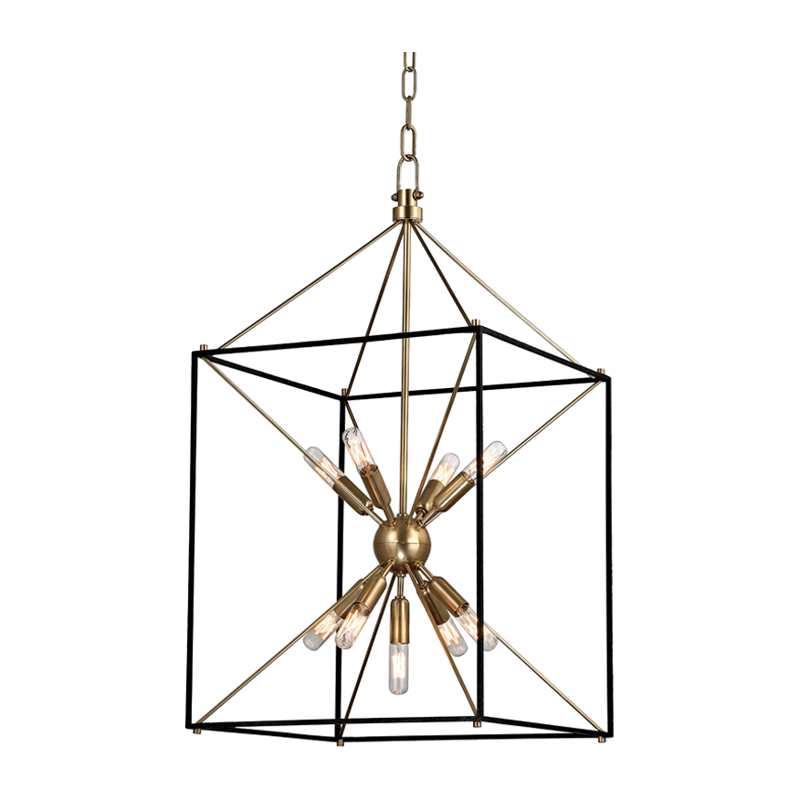 Hudson Valley Lighting Glendale 9 Light 16.25 inch Lantern Ceiling Light