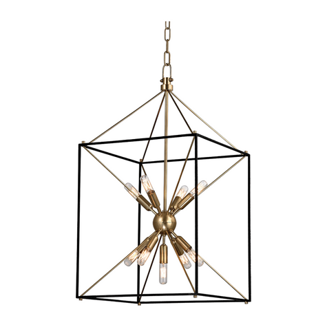 Hudson Valley Lighting Glendale 9 Light 16.25 inch Lantern Ceiling Light