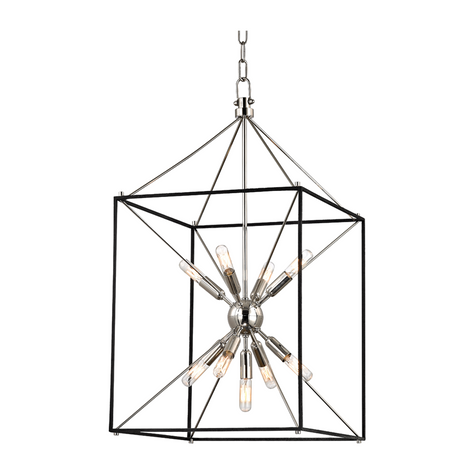 Hudson Valley Lighting Glendale 9 Light 16.25 inch Lantern Ceiling Light