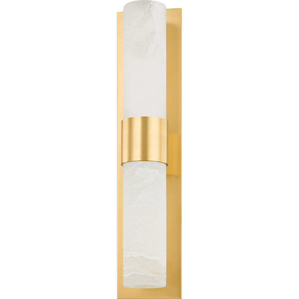 Hudson Valley Lighting Stowe 2 Light 4.75 inch Aged Brass Wall Sconce Wall Light