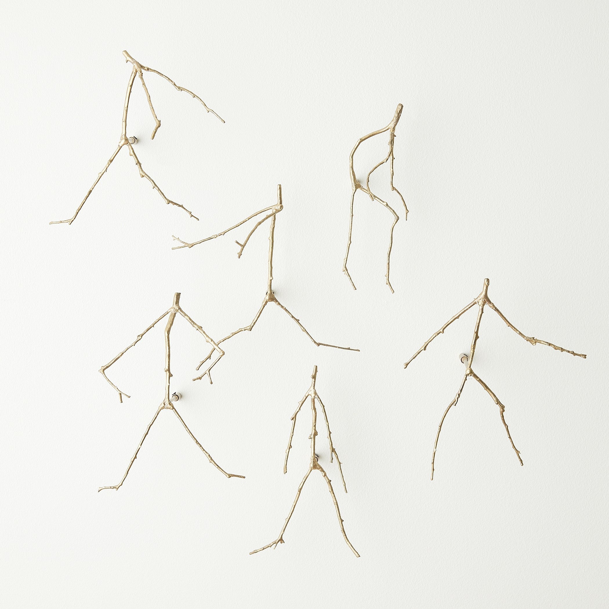 Global Views Bronze Pondering Sculptures Set of 6