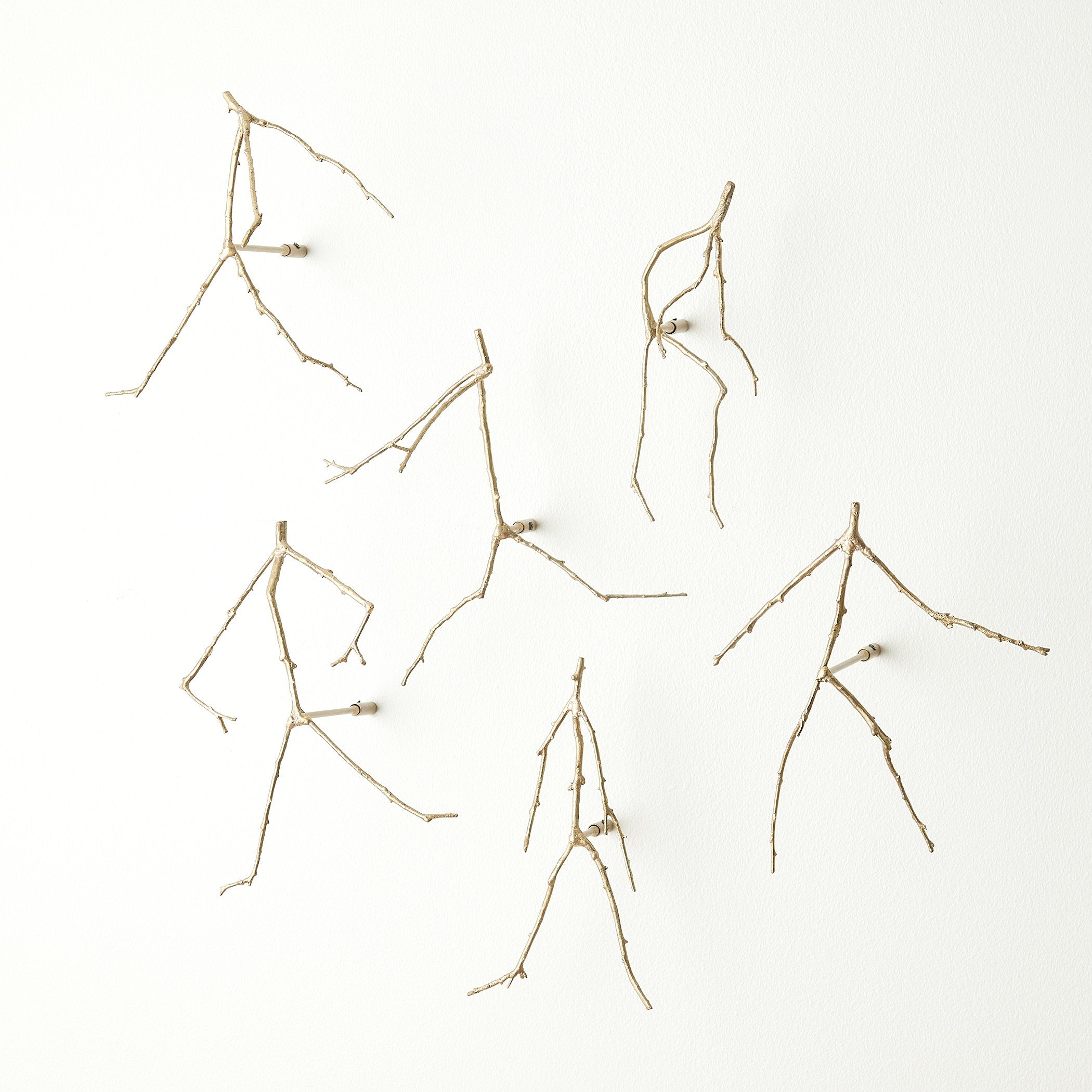 Global Views Bronze Pondering Sculptures Set of 6