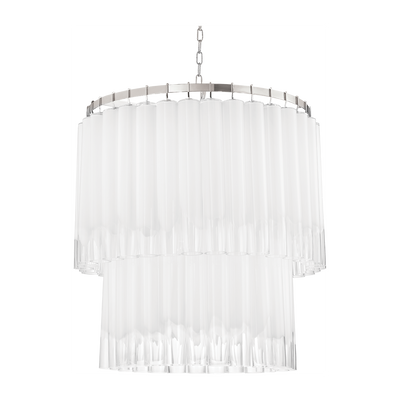 Hudson Valley Lighting Tyrell 13 Light 31 inch Polished Nickel Chandelier Ceiling Light