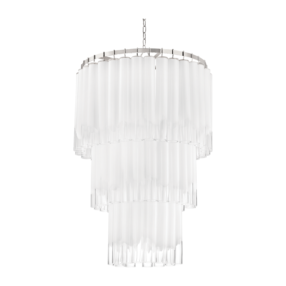 Hudson Valley Lighting Tyrell 16 Light 31 inch Polished Nickel Chandelier Ceiling Light