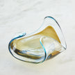 Global Views Turquoise Beige Bowl