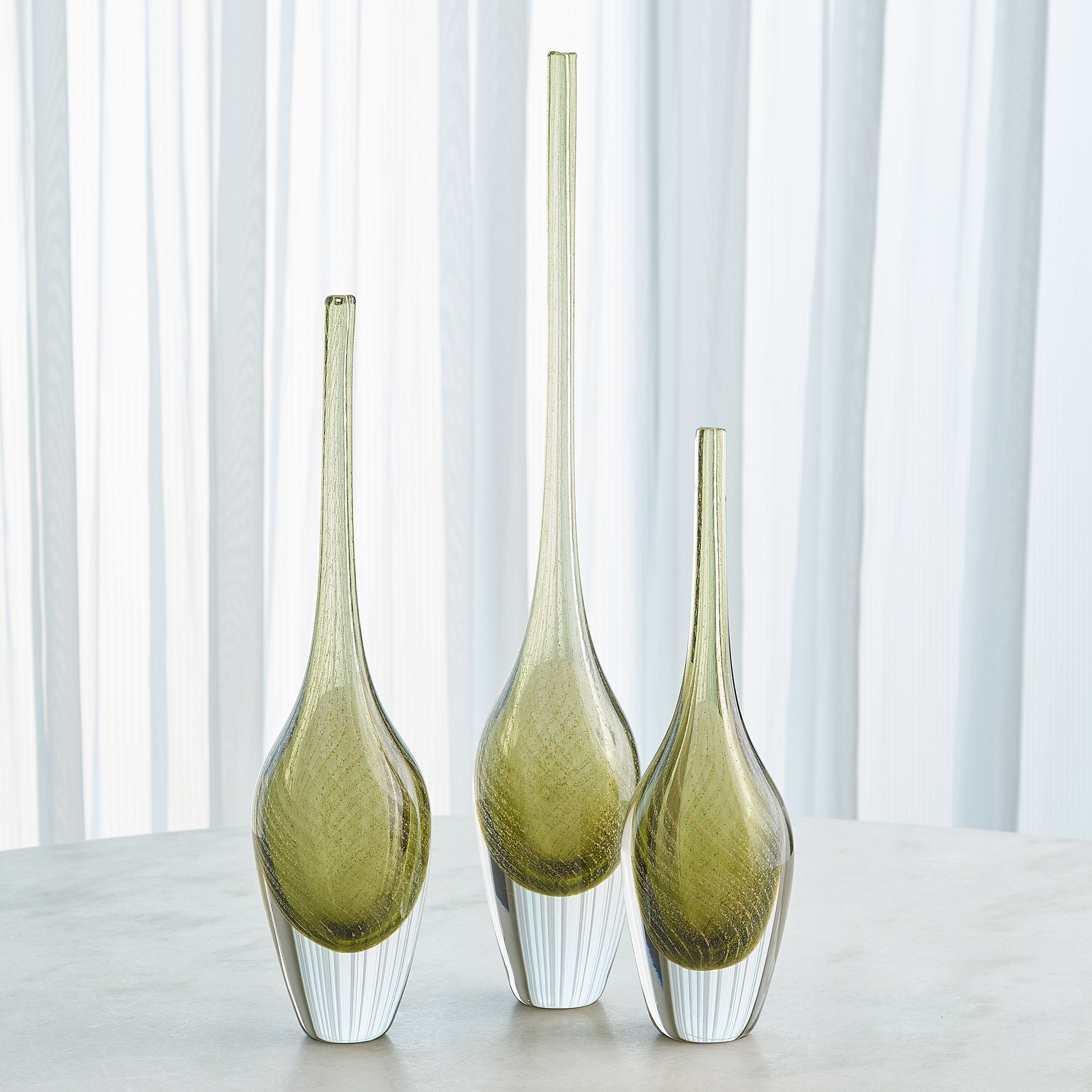 Global Views Flecked Spire Bottle