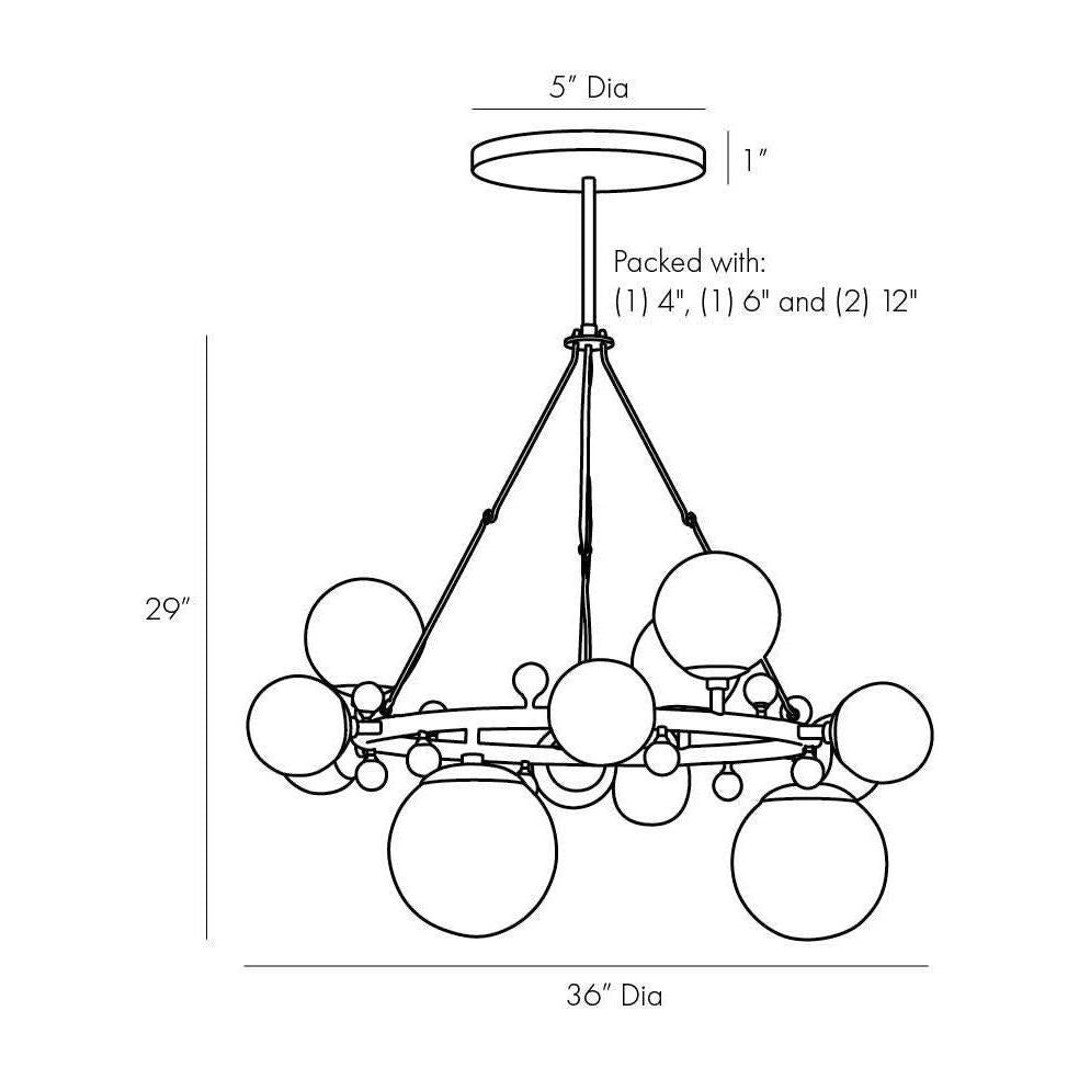 Arteriors Troon Round Chandelier