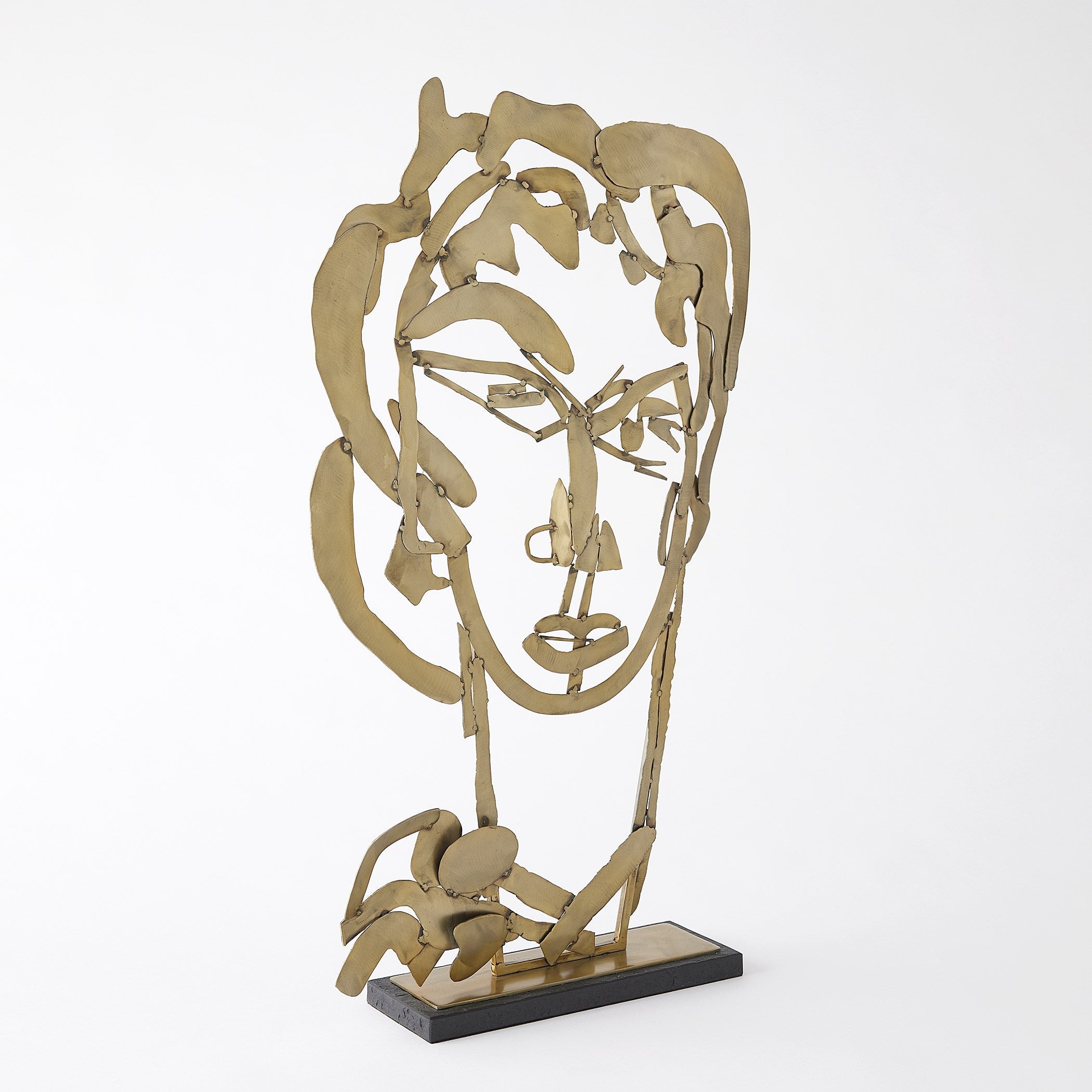 Global Views Brass Hero Sculpture