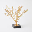 Global Views Gold Leaf Windswept Sculpture