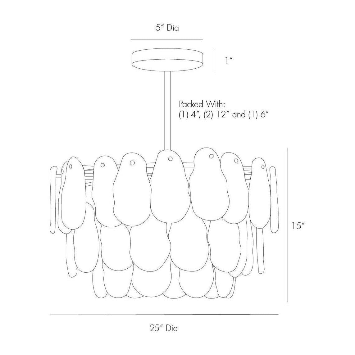 Arteriors Leon Chandelier