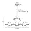 Arteriors Harrison Linear Chandelier