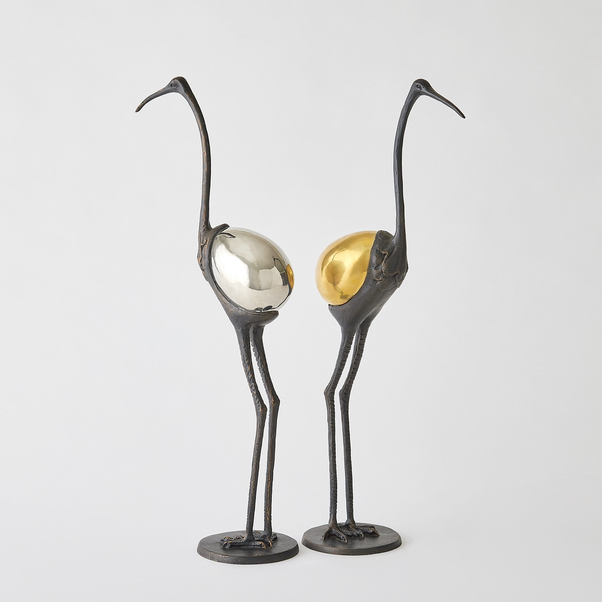 Global Views Brass Precious Egg Sculpture