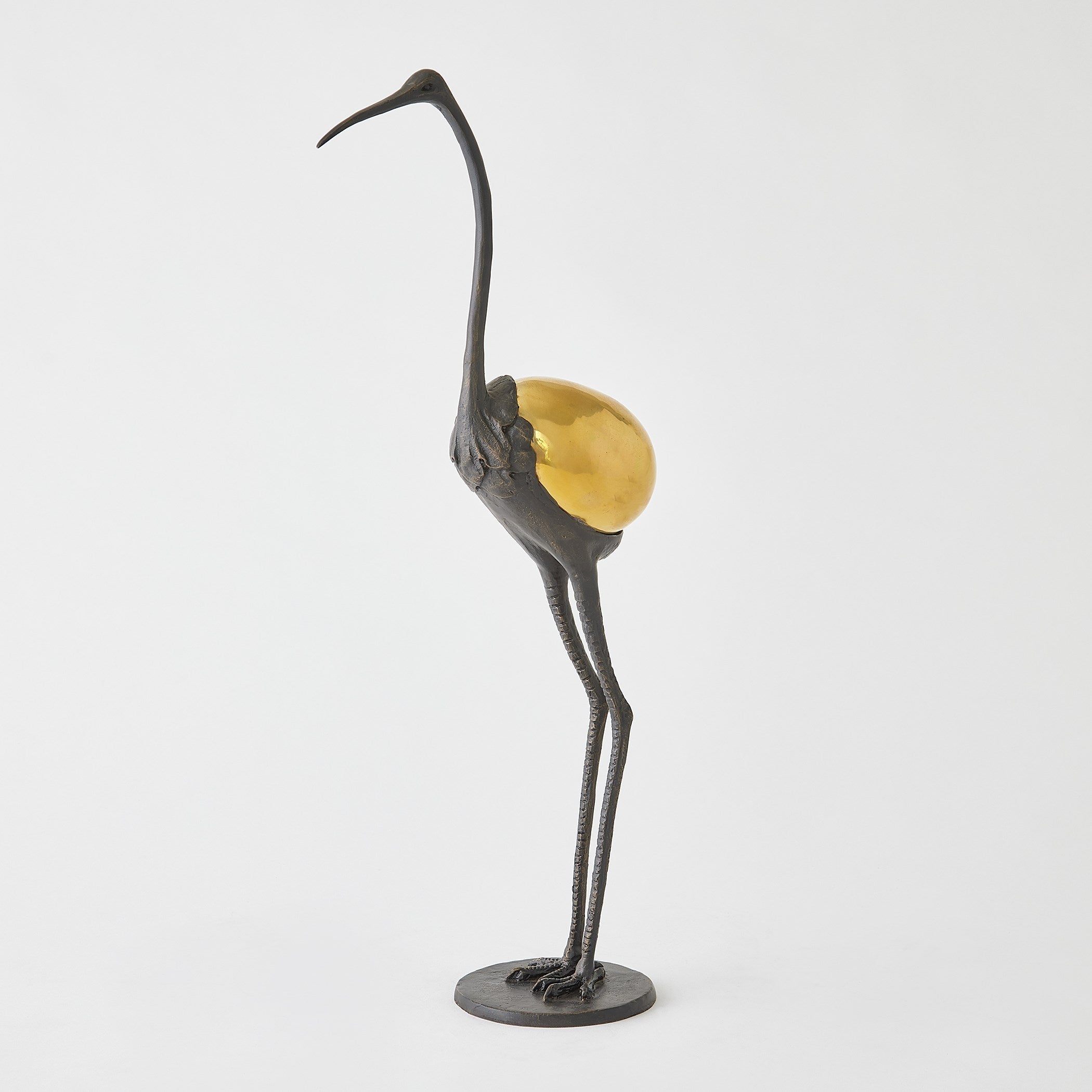 Global Views Brass Precious Egg Sculpture