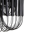 Arteriors Tilda Black Stained Wood Chandelier