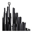 Arteriors Tilda Black Stained Wood Chandelier