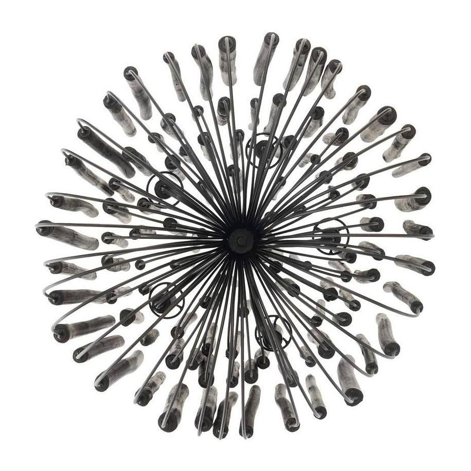 Arteriors Tilda Black Stained Wood Chandelier
