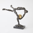 Global Views Bronze Tripped Up Sculpture