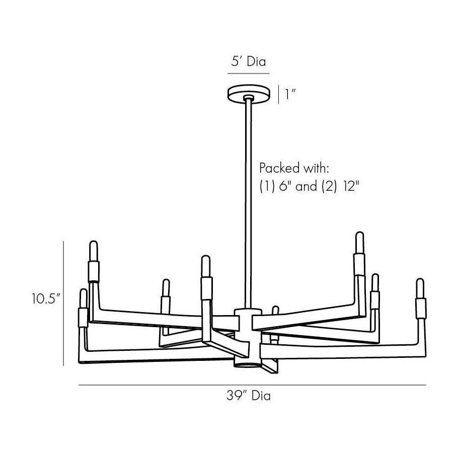 Arteriors Griff Chandelier
