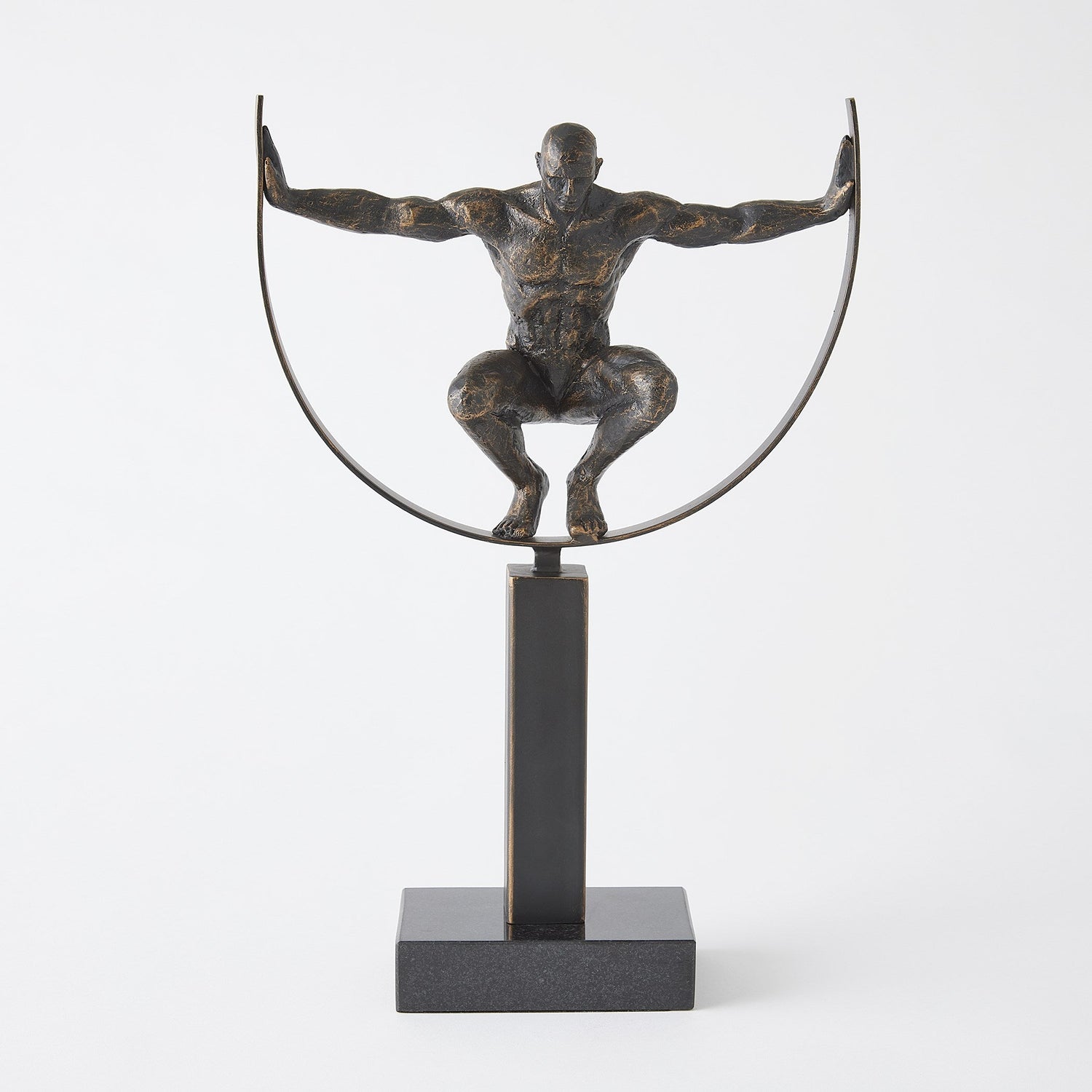 Global Views Bronze Fortitude Sculpture