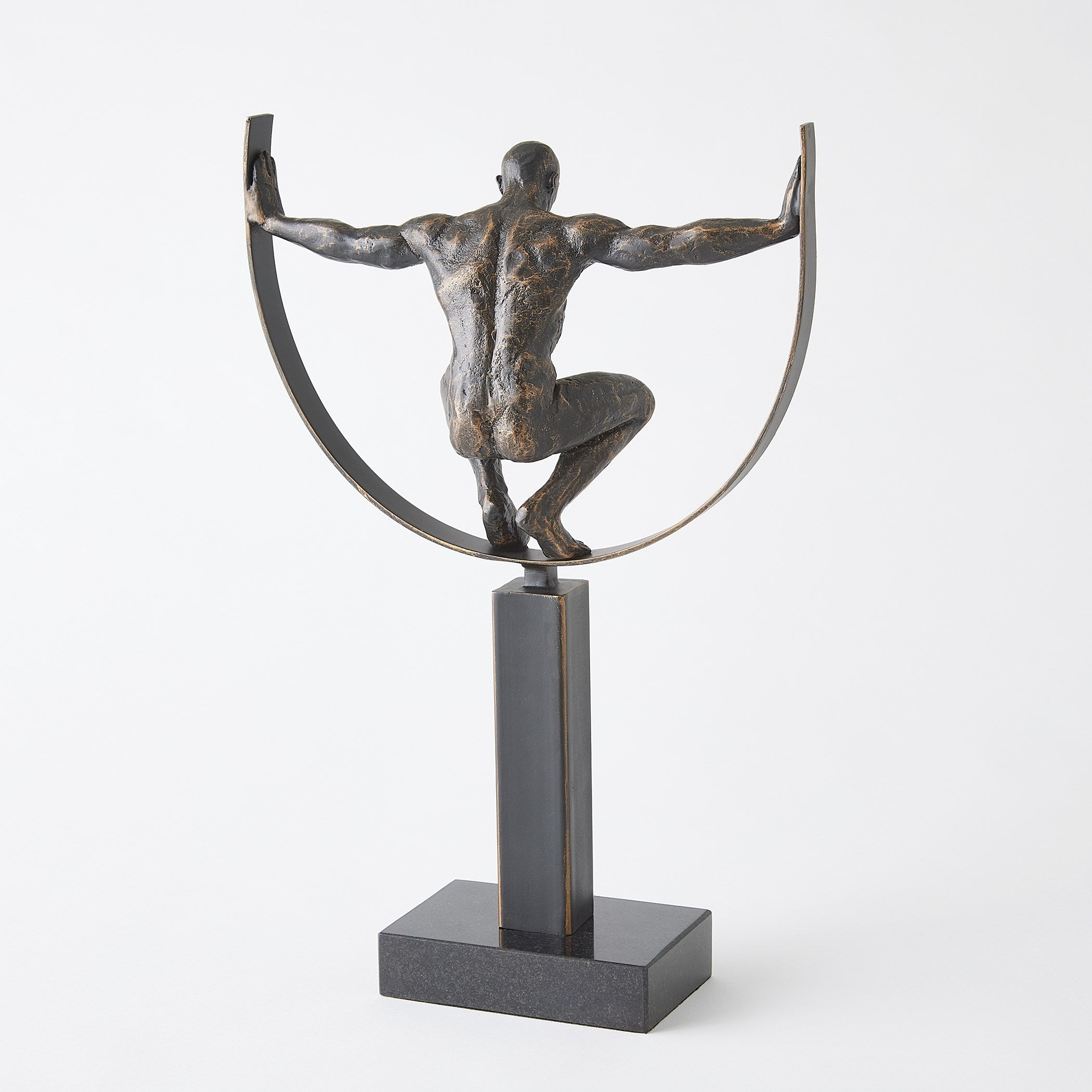 Global Views Bronze Fortitude Sculpture
