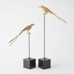 Global Views Brass Perched Swallow